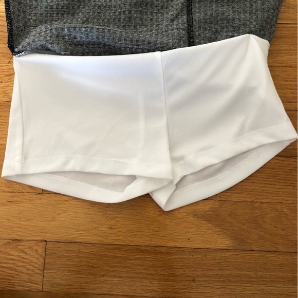 NWOT Justice skort black and white checker - Picture 5 of 6